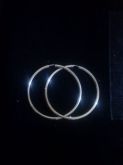 Argola de Prata Ref:(12793)